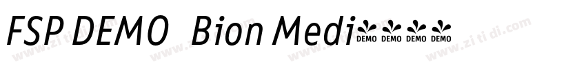 FSP DEMO   Bion Medi字体转换